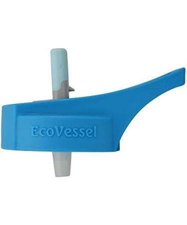 EcoVessel Kids Pink w/ Blue Straw Top - BPA-Free Water Bottle Accessory - Buy Online on GoSupps.com
