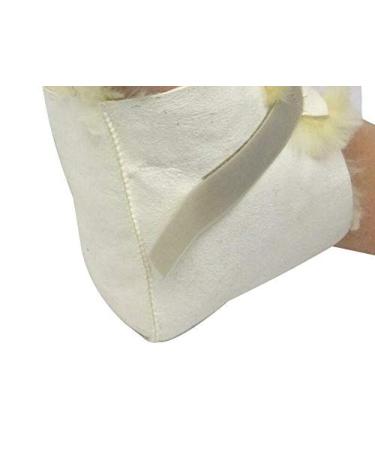 Genuine Medical Sheepskin Heel Protector - Foot Protection Boots - 1 Unit - Buy Online on GoSupps.com