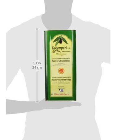 Mihelakis Kolymvari Extra Virgin Olive Oil PDO 5L - Authentic Greek Olive Oil for International Shipping - Buy Online on GoSupps.com