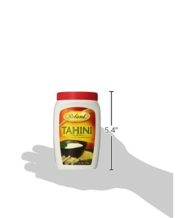 Roland Foods Tahini: Pure Ground Sesame Seed Specialty Imported 1-Pound Jar - Buy Online on GoSupps.com