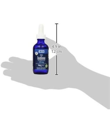 Ionic Iodine Supplement | Potassium Iodide for Hormones, Nervous System, Skin & Immunity | Non GMO, Vegan, Gluten Free | 2oz - 225mcg/serving - Buy Online on GoSupps.com