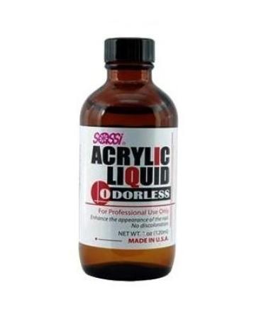 Sassi Acrylic Liquid Odorless 2 oz, Professional, no discoloration, salon, pedicure, manicure, acrylic nail, nail powder 2 Ounce (Pack of 1)