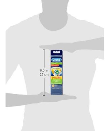 Oral-B CrossAction White Replacement Toothbrush Heads (Pack of 4) - Buy Online on GoSupps.com
