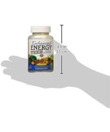 Boost Teen Focus & Memory | KAL Enhanced Energy Blend - 60 Veg Tablets - Buy Online on GoSupps.com