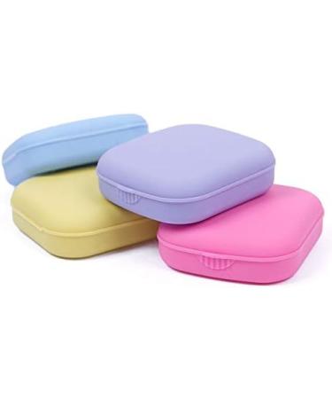 Cute Pocket Mini Contact Lens Case Travel Kit | Easy Carry Holder with Mirror | Light Blue by Bangood - Buy Online on GoSupps.com