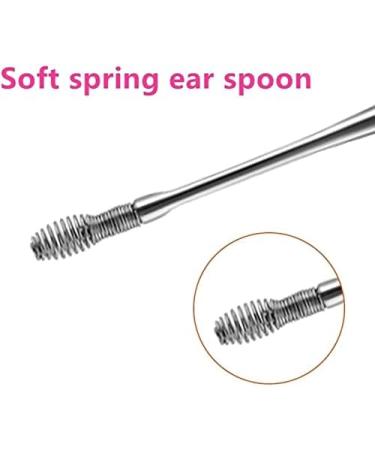 Sicunang 5 pcs/Set Ear Wax Cleaning Tools Children Adult Ear Cleaner Ear Cleaning Kit Ear Pick Ear Wax Remover Ear Spoon Curette Ear Cleaner - Buy Online on GoSupps.com