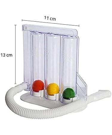 HealthAndYoga(TM) Deep Breathing Exerciser - Improve Lung Capacity with Breath Exercise Measurement System - Buy Online on GoSupps.com