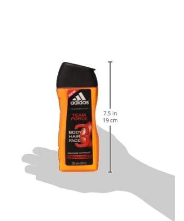 Adidas Team Force Shower Gel for Men - 8.4 oz | Refreshing & Invigorating | Buy Internationally - Buy Online on GoSupps.com