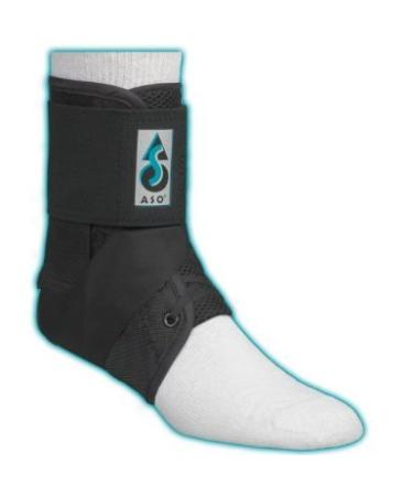 264012 Brace Ankle ASO Nylon Black Small Nylon 10-11" By Medical Specialties Qty of 1 Unit