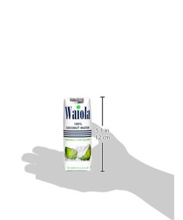 Waiola Coconut Water 8.5oz (Pack of 12) - Hydrating & Refreshing Natural Beverage - Buy Online on GoSupps.com