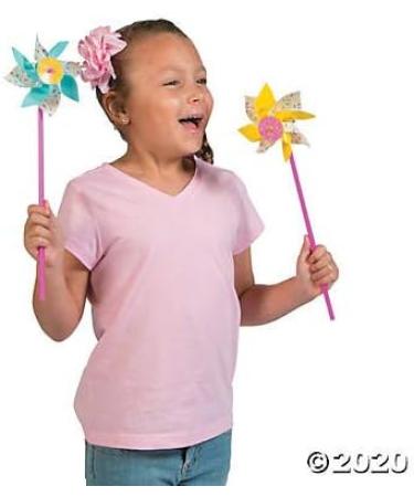 Fun Express Donut Party Pinwheels - Set of 12 | Birthday Party Supplies & Favors - Buy Online on GoSupps.com
