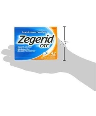 Zegerid OTC Capsules 42-Count - Fast-Acting Heartburn Relief - Buy Online on GoSupps.com
