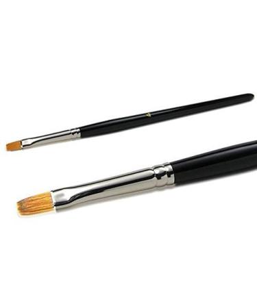 EuBeCos gel brush size 4 - flat straight (wooden handle) synthetic hair MADE IN GERMANY IN STUDIO QUALITY!