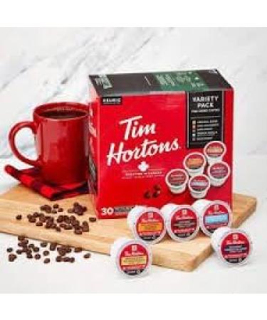 Tim Hortons variety pack 120 count bundle: Bold roast 24 Original medium roast 24 Colombian roast 24 French vanilla 24 Dark roast 24. - Buy Online on GoSupps.com