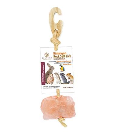 SALTEAN Himalayan Rock Salt | Lick For Small Animal/Pet Licks Hanging Himalayan Rock Salt-86gram- 2 cube salt - Buy Online on GoSupps.com