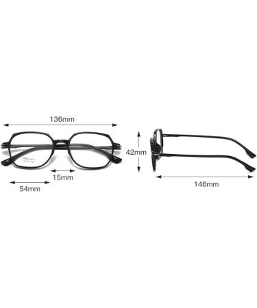 Buy Parwana Anti-Eyes Fatigue Glasses - Anti-Blue Light Computer Readers (C5 +250) | HD Flat Light Mirror for Men & Women - International Shipping Available - Buy Online on GoSupps.com