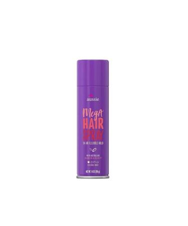 A ussie Hairspray Mega Flexible Hold 14 oz Clear