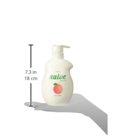KRACIE Naive Body Pump Soap Peach 17.9oz | Moisturizing Body Wash - Buy Online on GoSupps.com
