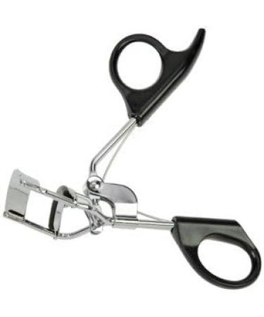 Kosmetex Eyelash Curler & Tweezers Set - Precision Eyelash Shaping Tool in Black-Silver | International Shipping Available - Buy Online on GoSupps.com