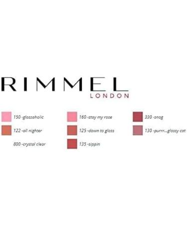 Rimmel London Oh My Gloss! Lip Gloss 16 Stay My Rose 6.5 ml (Pack of 2) 160 Stay My Rose 6.5 ml (Pack of 2) - Buy Online on GoSupps.com