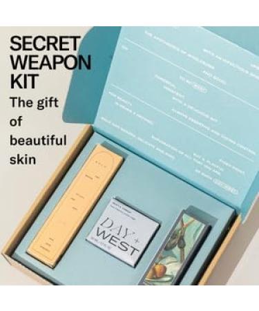 Day+West Secret Weapon Kit | Skincare Gift Set for Sensitive Skin | Hydrating Mist Face & Neck Cream Facial Oil with Organic Ingredients - Buy Online on GoSupps.com