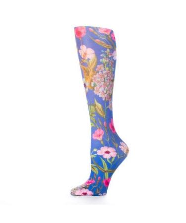 Red Moby Celeste-Stein-CMPSQ-2214 Womens 8-15 mmHg Compression Sock - Queen - Blue Marona