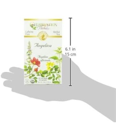 Buy Celebration Herbals Organic Angelica Root - 24 Bags (0.02 lb) | Premium Quality Herbal Tea for Wellness - Buy Online on GoSupps.com