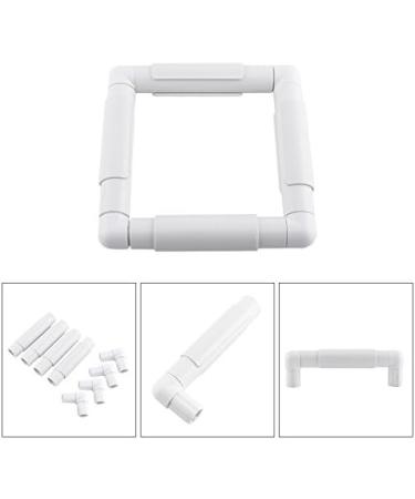 Square Plastic Clip Frame for Embroidery & Cross-Stitch | Universal 43.1x43.1cm Frame for Quilting, Needlepoint & Silk-Painting - Buy Online on GoSupps.com