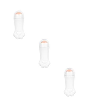 Beavorty 3 Pcs Volcanic Stone Oil-Absorbing Ball Oily Skin Control Roller Face Massager Clay Mud Whitex3pcs 1 count (Pack of 1)