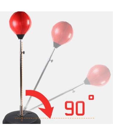 Punching Bag with Stand and Gloves Set for Adults and Kids | Home Gym Boxing Training Equipment with Adjustable Height - Buy Online on GoSupps.com