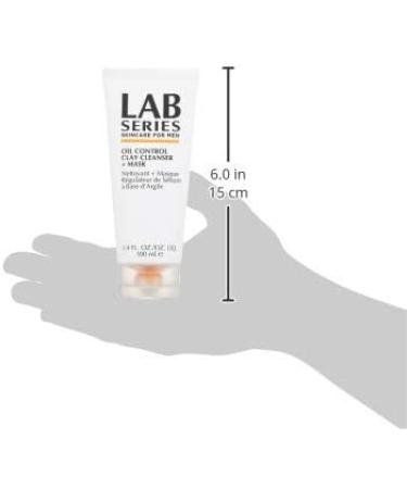Lab Series Oil Control Clay Cleanser Plus Mask For Men 3.4 oz Mask - Buy Online on GoSupps.com