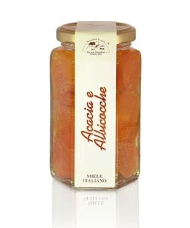 Apicoltura Cazzola Italy - Apricot and Acacia Honey - Jar of 350 g