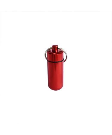 Lotatheta Waterproof Pill Organizer - 7 pcs Keychain Pill Case for Emergency Pills - Portable Aluminium Alloy Container for Travel - Anti-dust Pill Box Dispenser - Buy Online on GoSupps.com