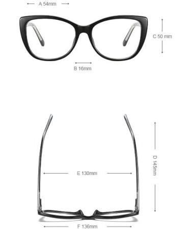 Qinzhenz Stylish Cat Eye Computer Reading Glasses +350 | Anti-Blue Light & Fatigue Relief | Green Oversized Flat Light Mirror Glasses - Buy Online on GoSupps.com