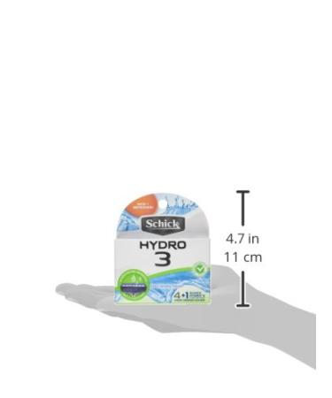Buy Schick Hydro 3 Razor Blade Refills for Men - 4 Count (Pack of 2) | International Shipping Available - Buy Online on GoSupps.com