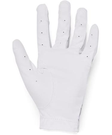 Under Armour Iso-Chill Golf Glove Jr. White/Steel - Youth Large (Left Hand) - High Performance Golf Glove - Buy Online on GoSupps.com