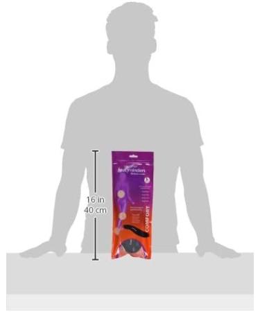 Footminders Comfort Orthotic Arch Support Insoles (Pair) - Large Men 9-11 Women 10-12 - Relieve Foot Pain from Flat Feet & Plantar Fasciitis - Buy Online on GoSupps.com