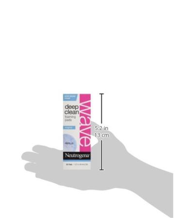 Neutrogena Wave Deep Clean Foaming Refill Pads 30 ct - Gentle Exfoliation and Deep Cleansing - Buy Online on GoSupps.com