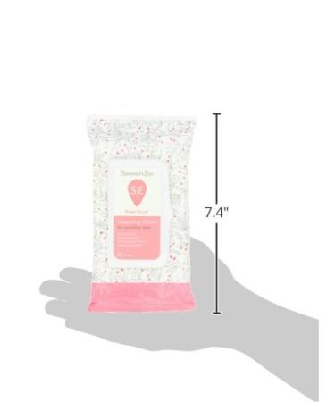 Summer's Eve Sheer Floral Cleansing Cloths - 32 Count, Pack of 4 | pH-Balanced, Dermatologist & Gynecologist Tested - Buy Online on GoSupps.com