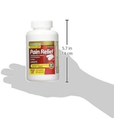 GoodSense Extra Strength Acetaminophen Caplets 500mg - 500 Count (Pack of 1) Tablet - Buy Online on GoSupps.com