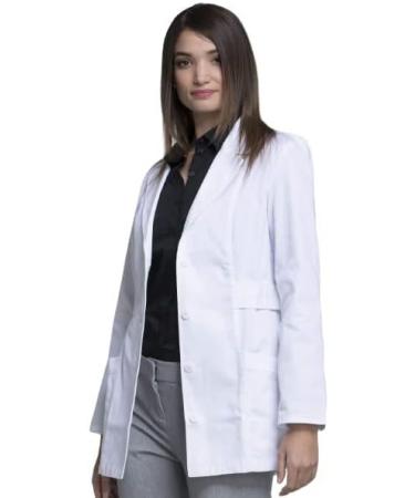 Cherokee 30 Twill Lab Coat for Women 2316 - X-Large White | Consultation Coat - Buy Online on GoSupps.com
