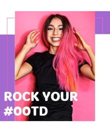 16 Colors Hair Chalk Set with Glitter, Temporary Hair Color Pens and Creaseless Hair Ties - Glitter Bonus - Buy Online on GoSupps.com