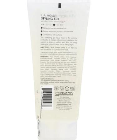 Giovanni Styling Gel L.A. Natural 6.8 Fl Oz | Best International Shipping for Hair Care - Buy Online on GoSupps.com
