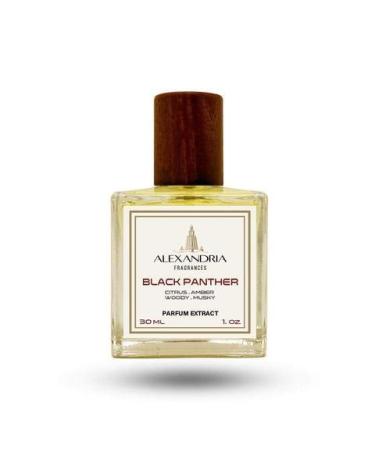 Alexandria Fragrances| Black Panther | Extrait de parfum | Inspired by Bvlg. Tygar | Grapefruit Citrus and Wood Scent (30ml) Grapefruit 1 Fl Oz (Pack of 1)