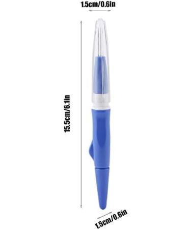 Needle Felting Pen Set with 3 Fine Needles - DIY Craft Tool for Wool Felting and Embroidery Punch - Blue - Buy Online on GoSupps.com
