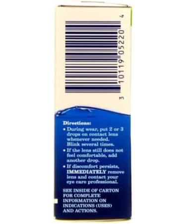 Bausch & Lomb ReNu MultiPlus Lubricating and Rewetting Drops 0.27 oz - Pack of 3 - Buy Online on GoSupps.com