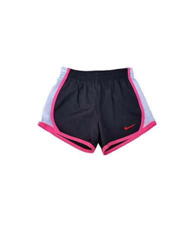 Nike Girls Performance Shorts (6X, Black/Hyper Pink)