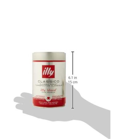 Buy Illy Coffee Ground Espresso Classico - 250g Can (Pack of 2) | Premium Italian Coffee for International Shipping - Buy Online on GoSupps.com
