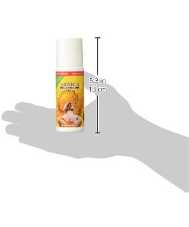 Sanar Naturals Arnica Roll On 3 oz - Fast Relief for Joint Muscle & Back Pain with Menthol & Camphor - Non-Greasy Pain Relief Solution - Buy Online on GoSupps.com