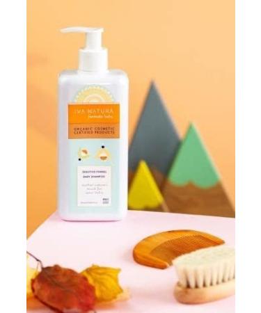 IVA NATURA Organic Sensitive Fennel Baby Shampoo with Chamomile Extracts - 11.83 fl oz - Buy Online on GoSupps.com